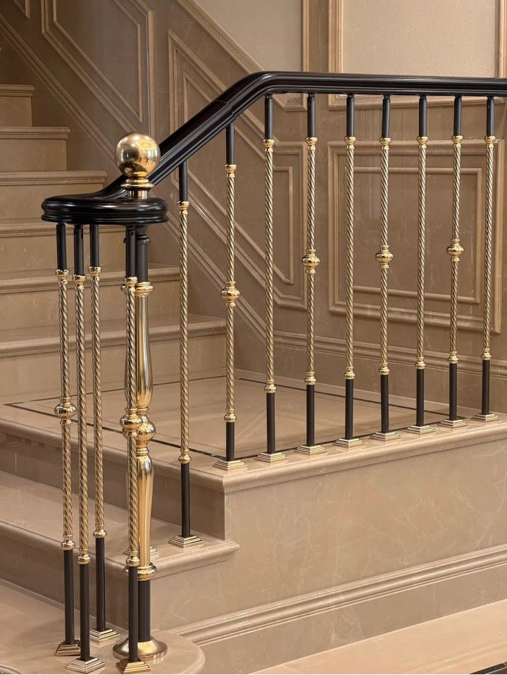 Brass Handrails & Luxury Metal